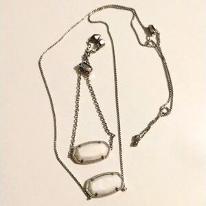 Kendra Scott Delaney necklace with matching bracelet set